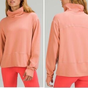 Lululemon Ready to Rulu Pullover Long Sleeve Top Pink Savannah Women’s Size 8